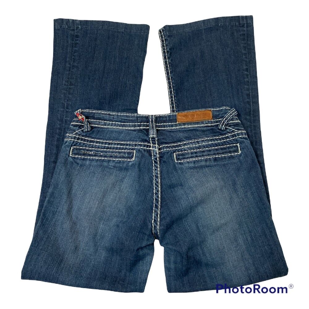 Vigoss Collection Womens 3/4 27 Fit Flare Faux Back Pockets/Slits